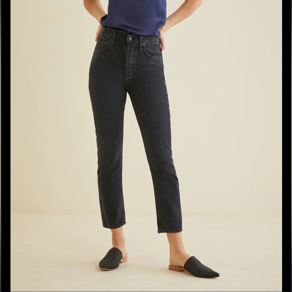 AGOLDE High Waist Riley Straight Jeans Size 26